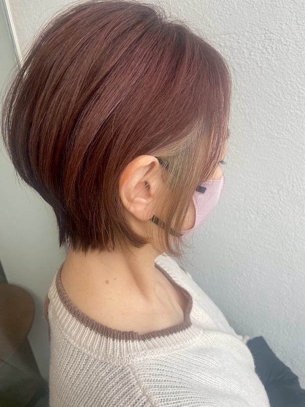 耳だしショート