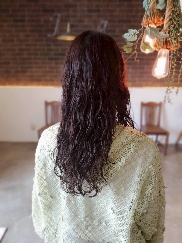 春は透け感カラー